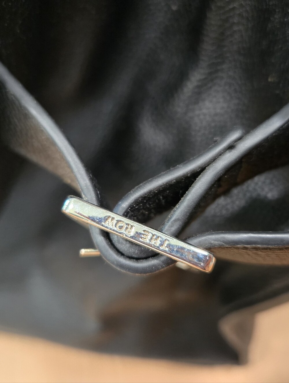 Luxury Italian Leather Tote Bag - Brand Unverified - See Photos & Description - Picture 5 of 9